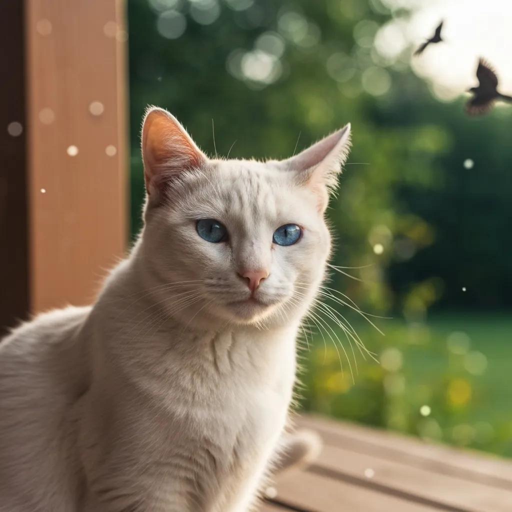 A pet parent reflecting on their loss, holding an empty leash and collar in a serene park setting