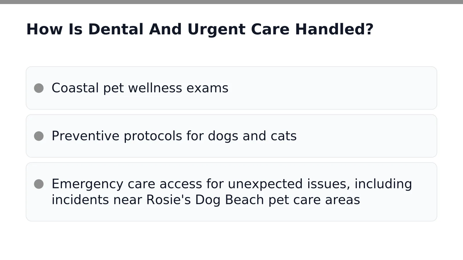 How Is Dental And Urgent Care Handled in Belmont Shore